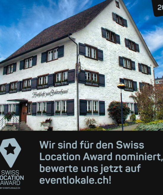 Swiss Location Award 2025 - Wir sind nominiert