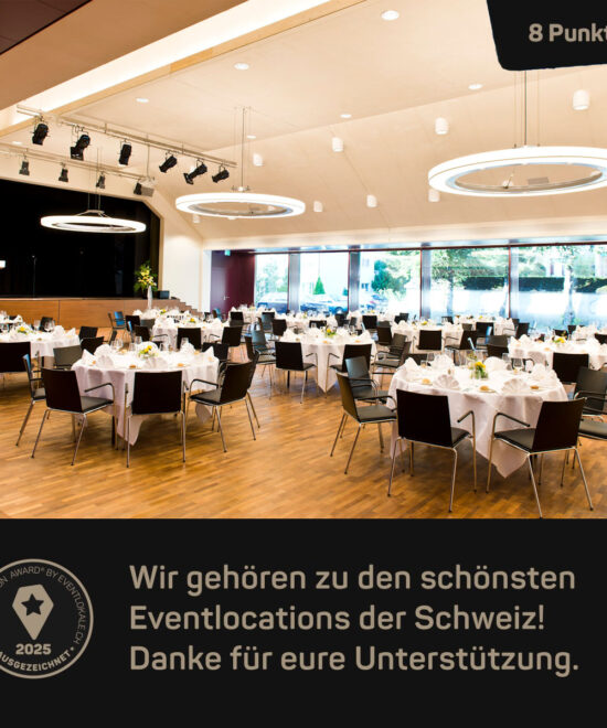 Eine der schönsten Eventlocations in der Schweiz